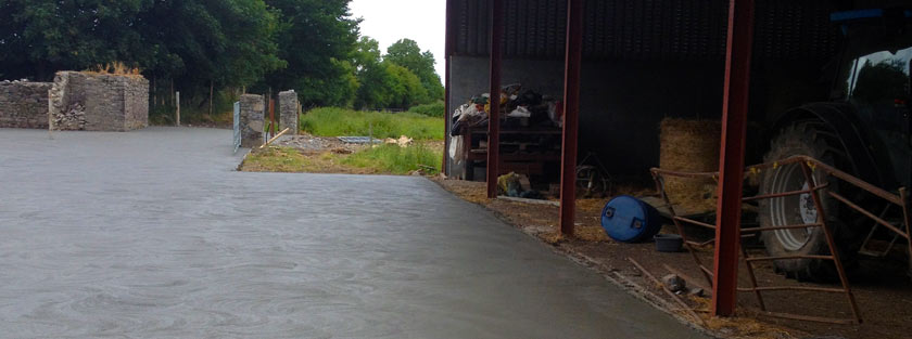 Agricultural groundwork and shuttering in Dublin and Leinster.