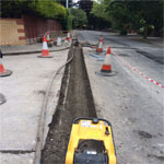 Footpaths - concrete, tarmacadam and textured surfaces in Dublin and Leinster