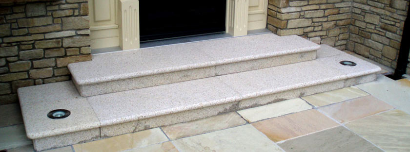 Residential paving: Stone steps and brickwork in Dublin and Leinster