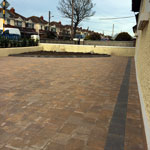 Baldoyle residential paving front of house - after