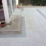 Baldoyle residential paving back of house - after