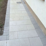 Baldoyle residential paving back of house - after