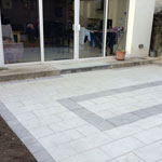 Baldoyle residential paving back of house - after