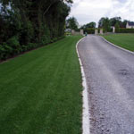 Slipform kerbing in Dublin and Leinster.