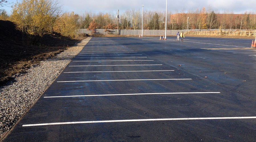 Commerical paving - Lidl car park